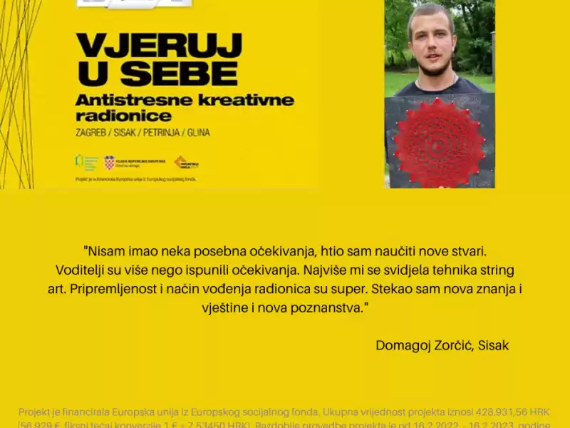 Antistresna kreativna radionica "Vjeruj u sebe"