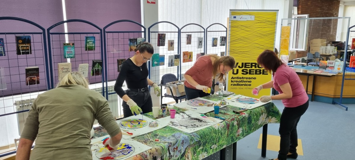 Antistresna kreativna radionica "Vjeruj u sebe" u Glini