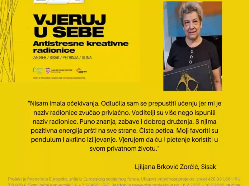 Izjava polaznice Ljiljana Brković Zorčić !