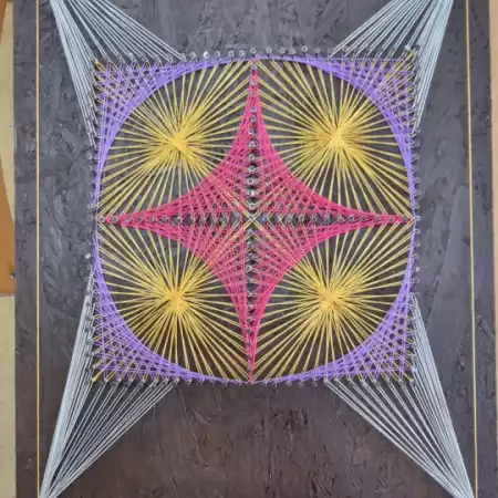 Katarina Goršeta - String art