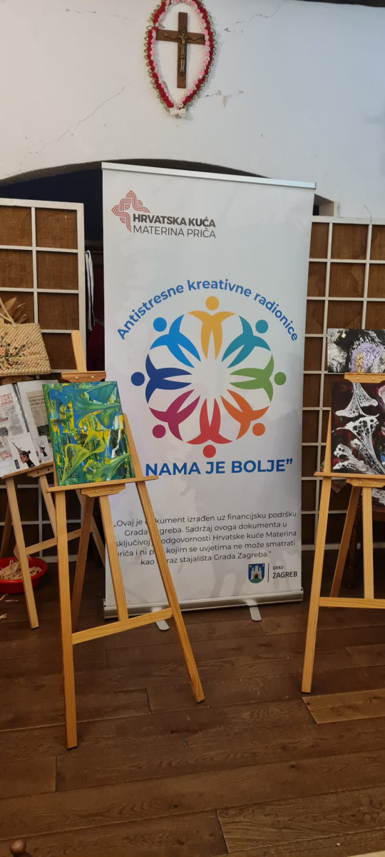 S NAMA JE BOLJE - antistresne kreativne radionice s Udrugom Nismo same