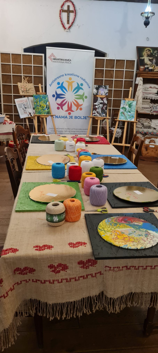 S NAMA JE BOLJE - antistresne kreativne radionice s Udrugom Nismo same