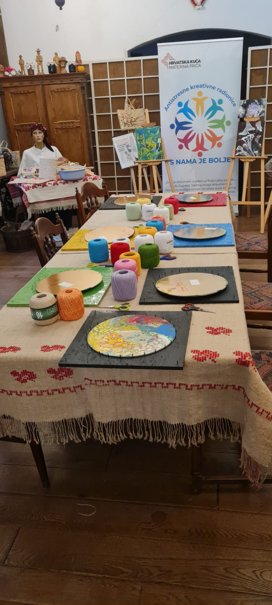 S NAMA JE BOLJE - antistresne kreativne radionice s Udrugom Nismo same