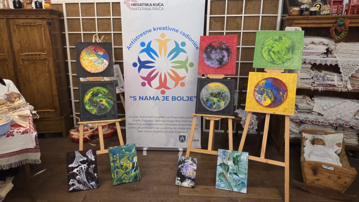 S NAMA JE BOLJE - antistresne kreativne radionice s Udrugom Nismo same