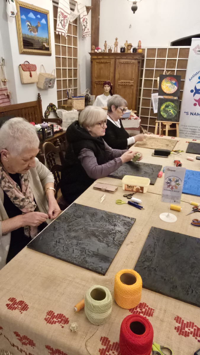 S NAMA JE BOLJE - antistresne kreativne radionice s Udrugom Nismo same