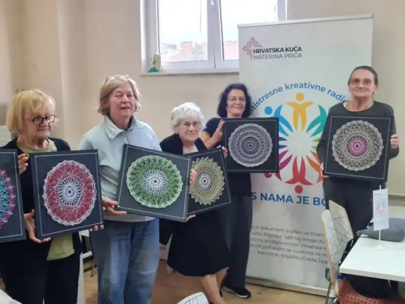 S NAMA JE BOLJE - antistresne kreativne radionice u Udruzi invalida rada Zagreba