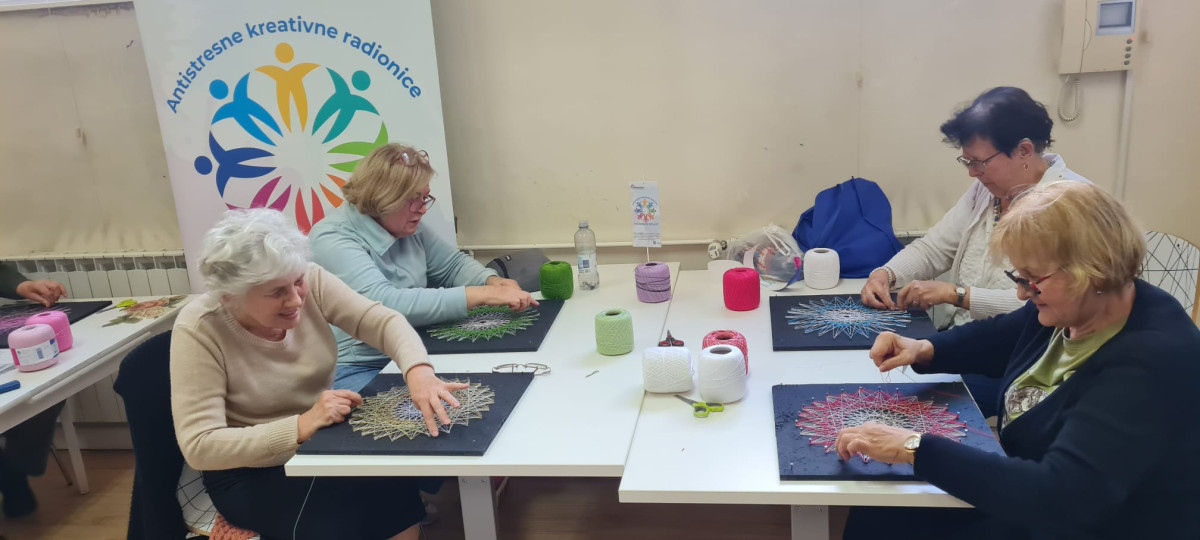 S NAMA JE BOLJE - antistresne kreativne radionice u Udruzi invalida rada Zagreba