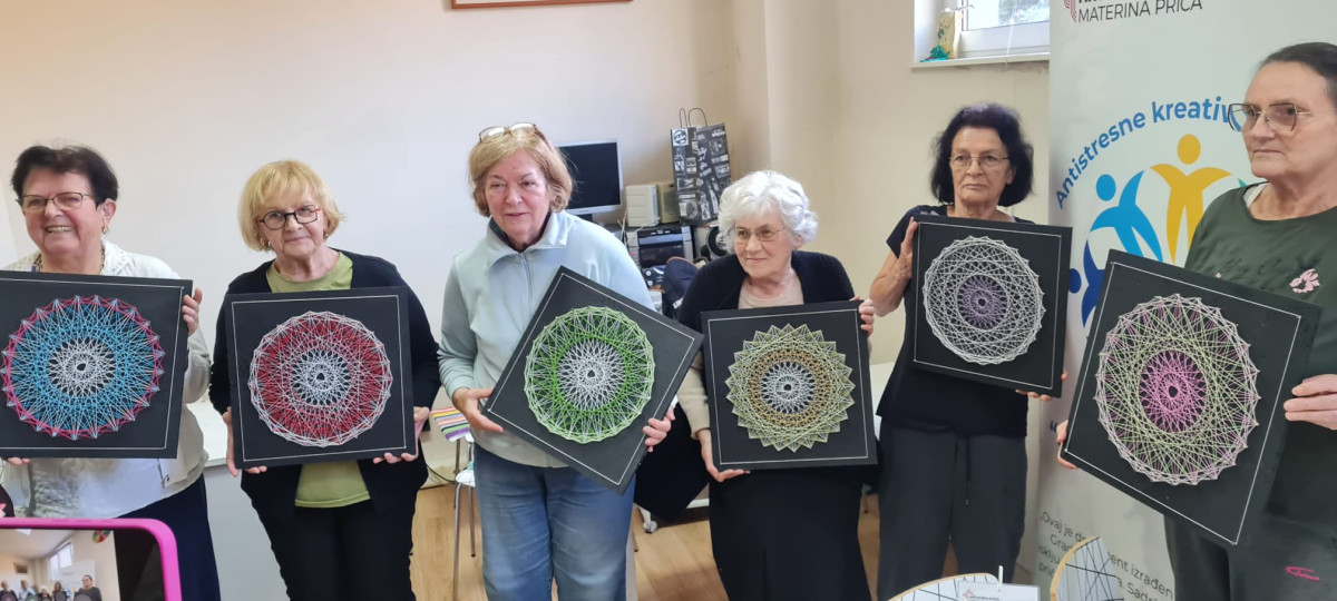 S NAMA JE BOLJE - antistresne kreativne radionice u Udruzi invalida rada Zagreba