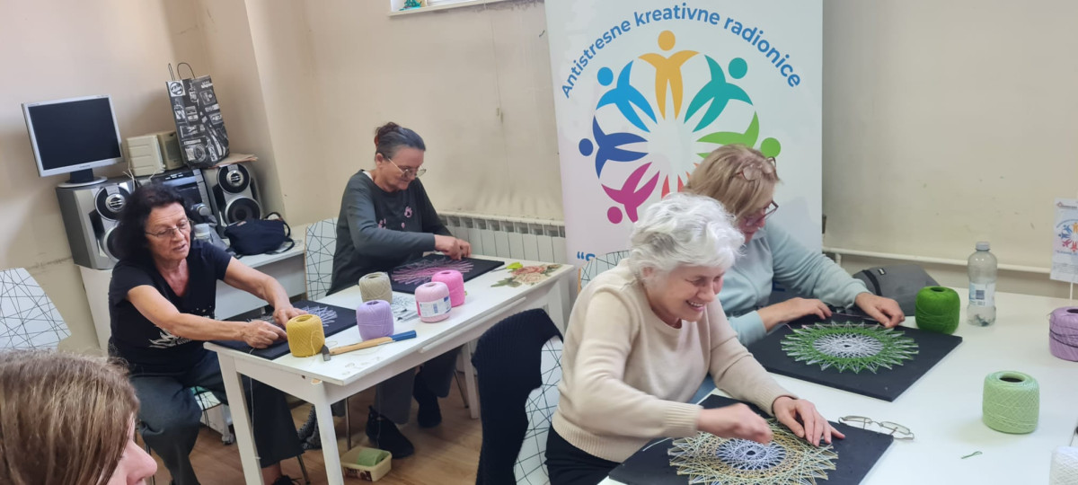 S NAMA JE BOLJE - antistresne kreativne radionice u Udruzi invalida rada Zagreba