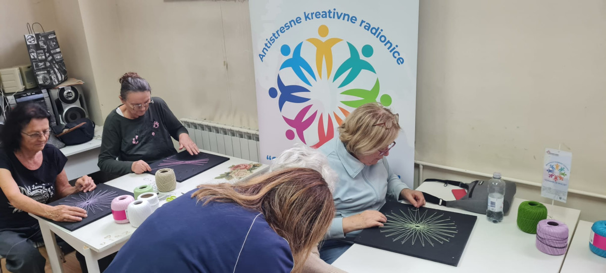 S NAMA JE BOLJE - antistresne kreativne radionice u Udruzi invalida rada Zagreba