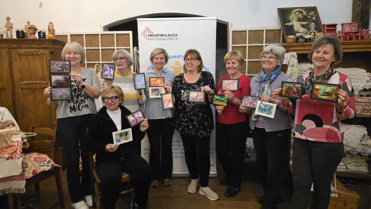 S NAMA JE BOLJE - antistresne kreativne radionice s Udrugom umirovljenika seniori Studentskog grada