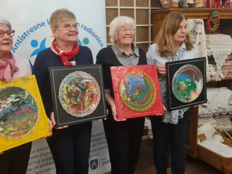 S NAMA JE BOLJE - antistresne kreativne radionice s Udrugom invalida rada Zagreba