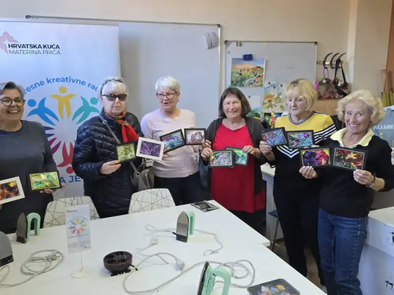 S NAMA JE BOLJE - antistresne kreativne radionice u Domu za starije i nemoćne Trešnjevka