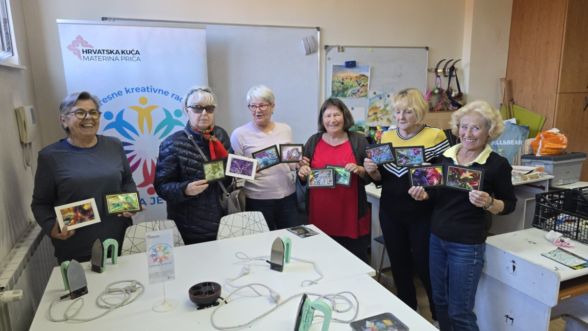 S NAMA JE BOLJE - antistresne kreativne radionice u Domu za starije i nemoćne Trešnjevka