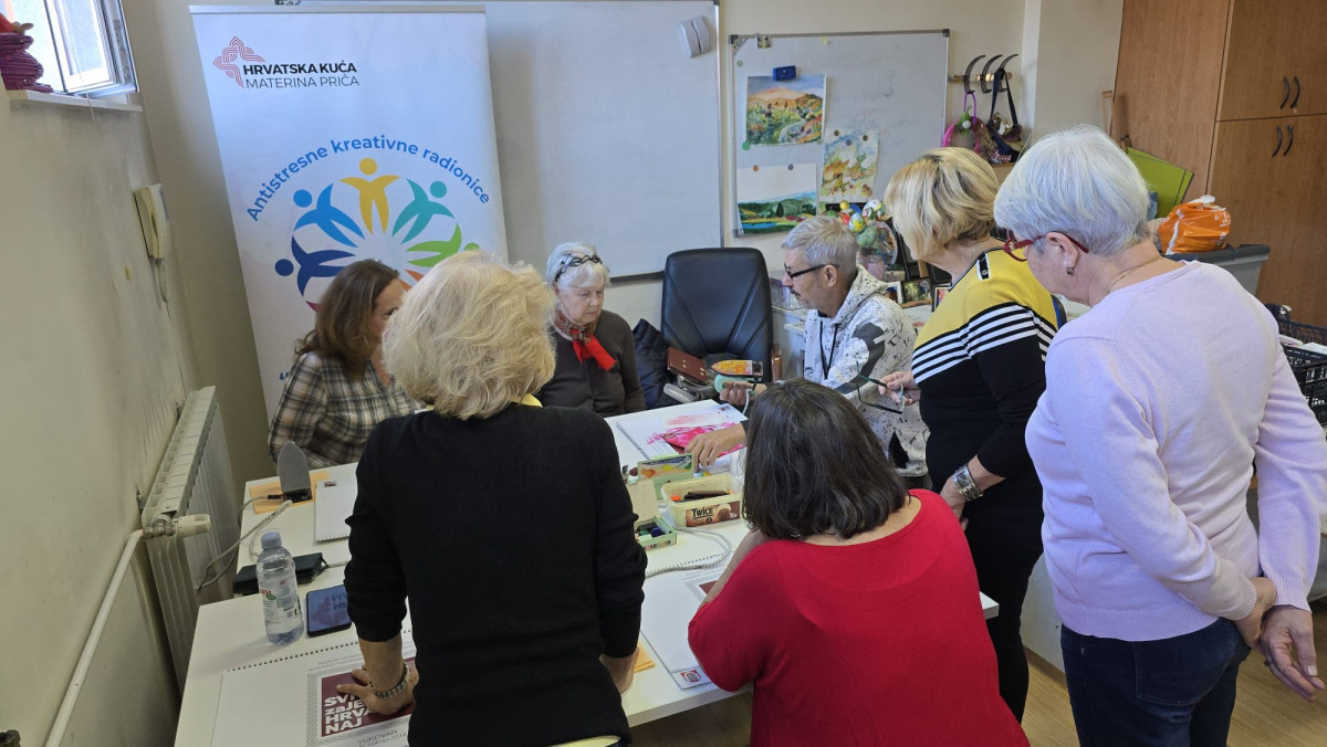 S NAMA JE BOLJE - antistresne kreativne radionice u Domu za starije i nemoćne Trešnjevka