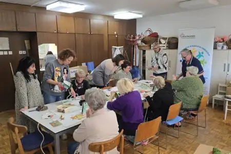 S NAMA JE BOLJE - antistresne kreativne radionice u Domu za starije i nemoćne osobe Trešnjevka