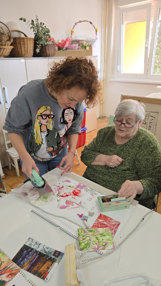 S NAMA JE BOLJE - antistresne kreativne radionice u Domu za starije i nemoćne osobe Trešnjevka