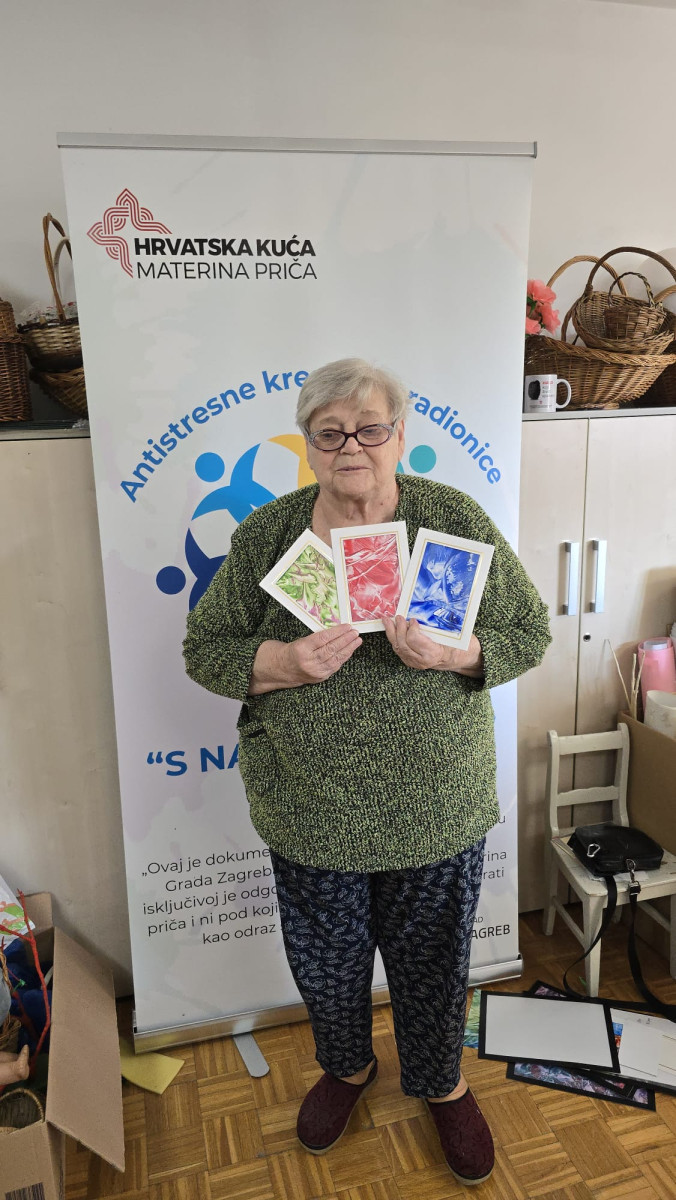 S NAMA JE BOLJE - antistresne kreativne radionice u Domu za starije i nemoćne osobe Trešnjevka