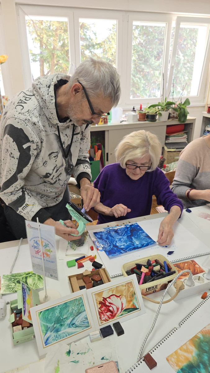 S NAMA JE BOLJE - antistresne kreativne radionice u Domu za starije i nemoćne osobe Trešnjevka