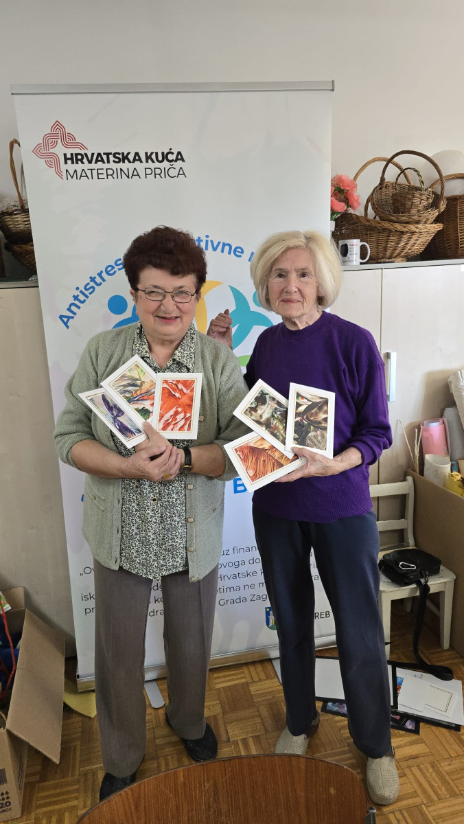 S NAMA JE BOLJE - antistresne kreativne radionice u Domu za starije i nemoćne osobe Trešnjevka