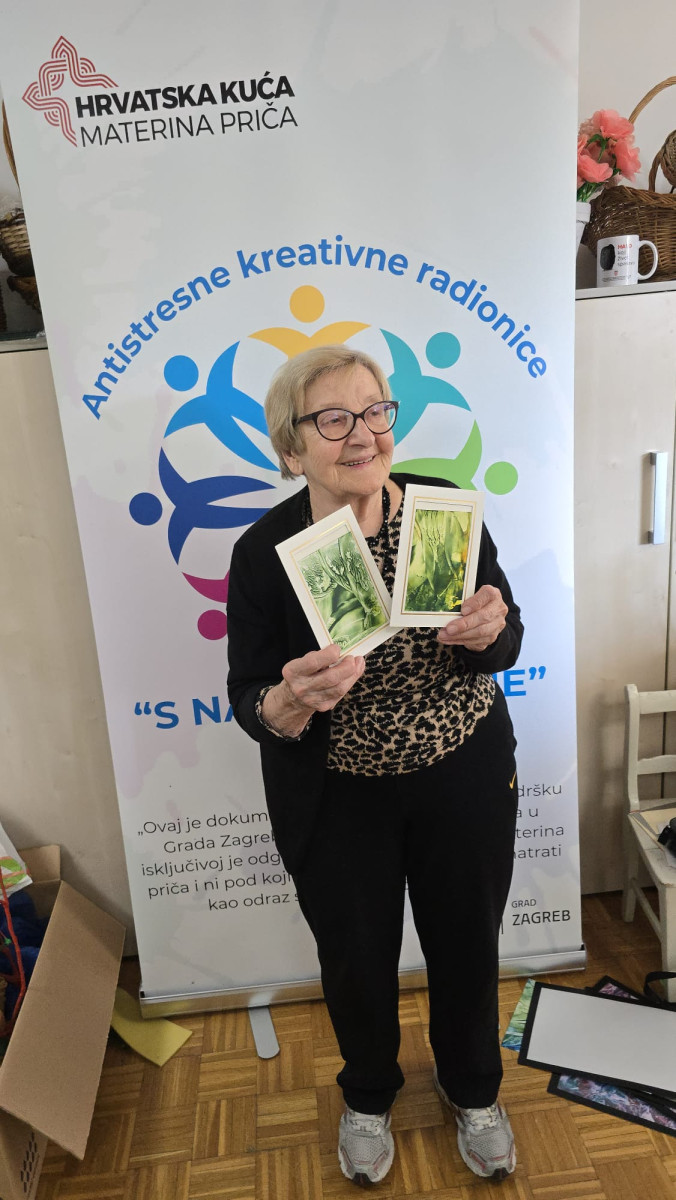 S NAMA JE BOLJE - antistresne kreativne radionice u Domu za starije i nemoćne osobe Trešnjevka