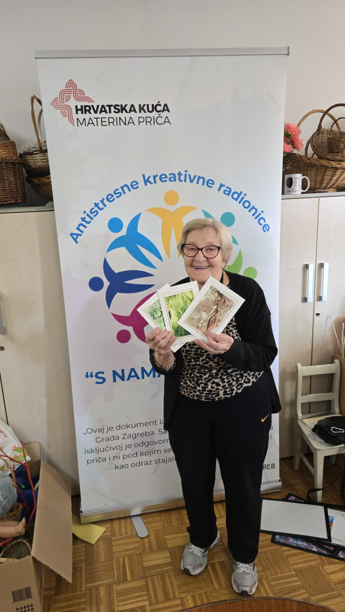S NAMA JE BOLJE - antistresne kreativne radionice u Domu za starije i nemoćne osobe Trešnjevka
