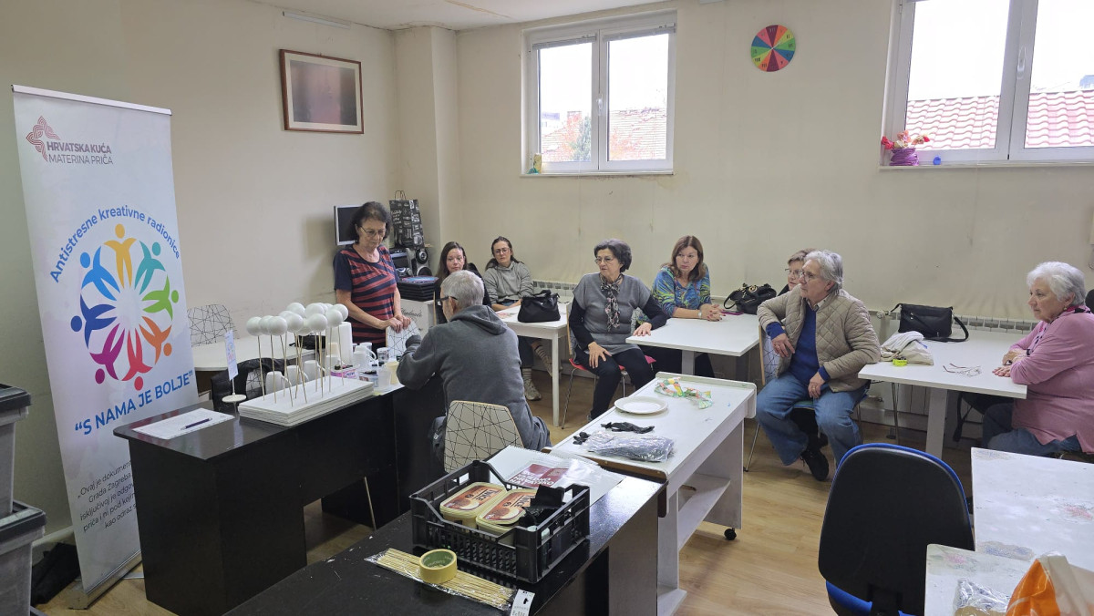 S NAMA JE BOLJE - antistresne kreativne radionice u Udruzi invalida rada Zagreba