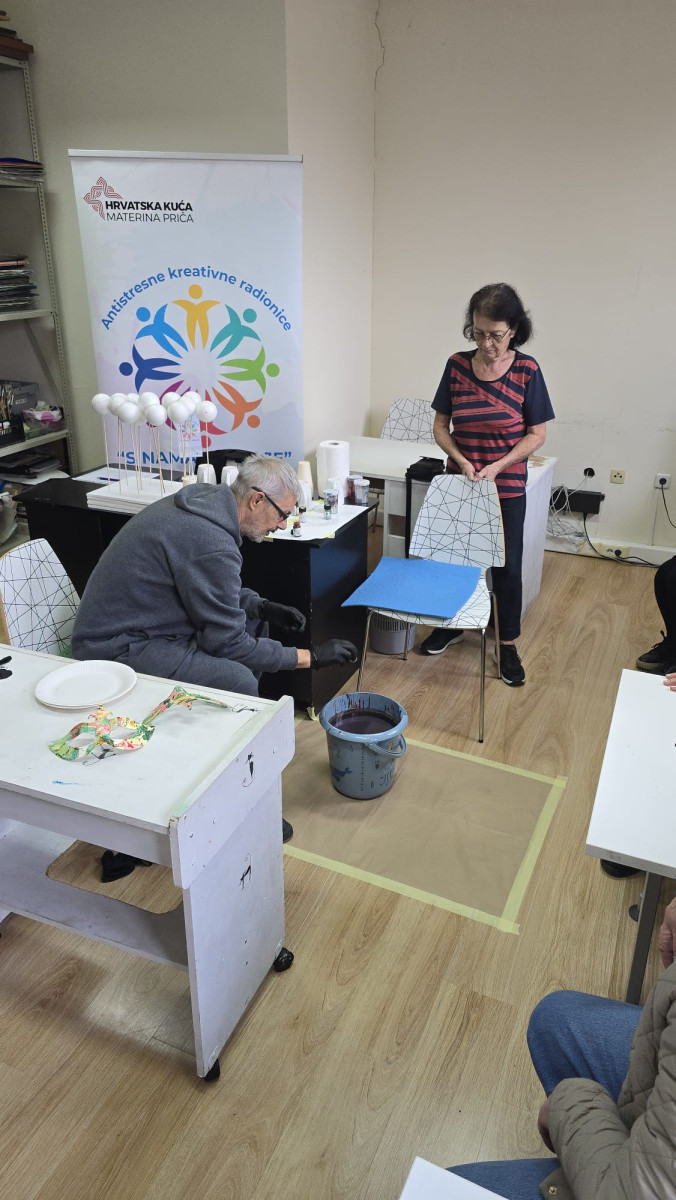 S NAMA JE BOLJE - antistresne kreativne radionice u Udruzi invalida rada Zagreba
