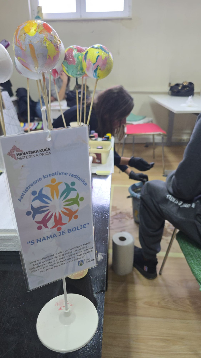 S NAMA JE BOLJE - antistresne kreativne radionice u Udruzi invalida rada Zagreba