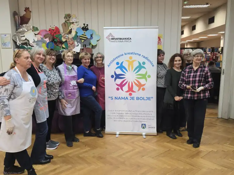 S NAMA JE BOLJE - antistresne kreativne radionice sa Seniorima Studentskog grada