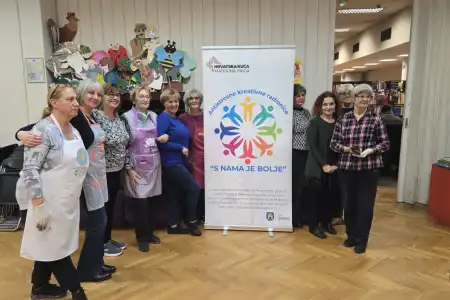 S NAMA JE BOLJE - antistresne kreativne radionice sa Seniorima Studentskog grada