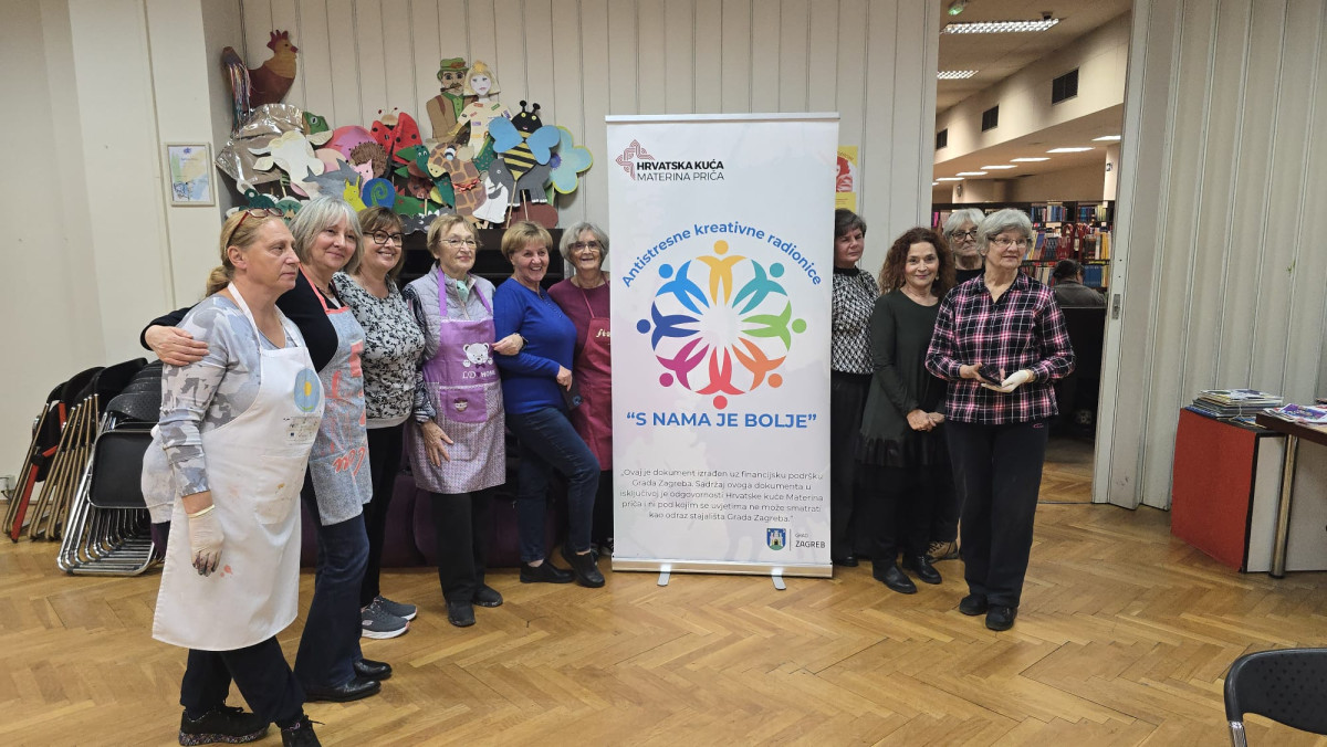 S NAMA JE BOLJE - antistresne kreativne radionice sa Seniorima Studentskog grada