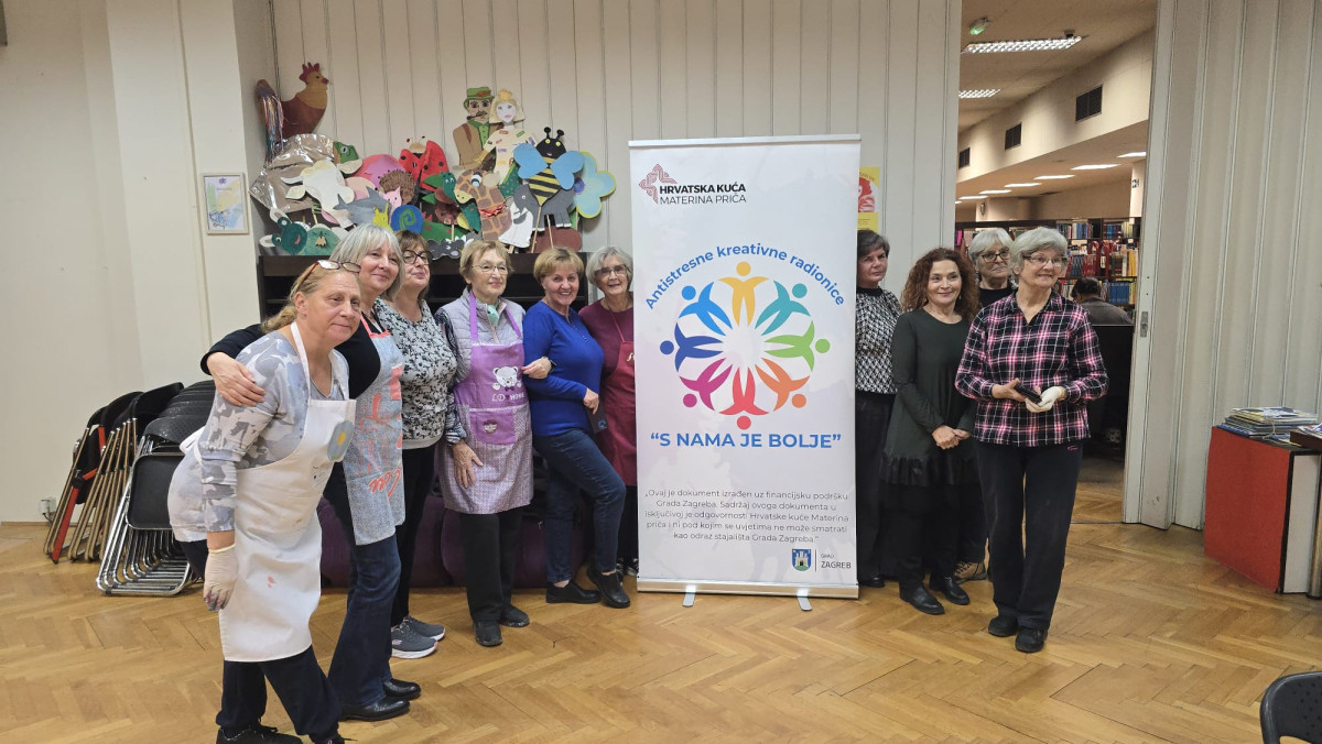 S NAMA JE BOLJE - antistresne kreativne radionice sa Seniorima Studentskog grada