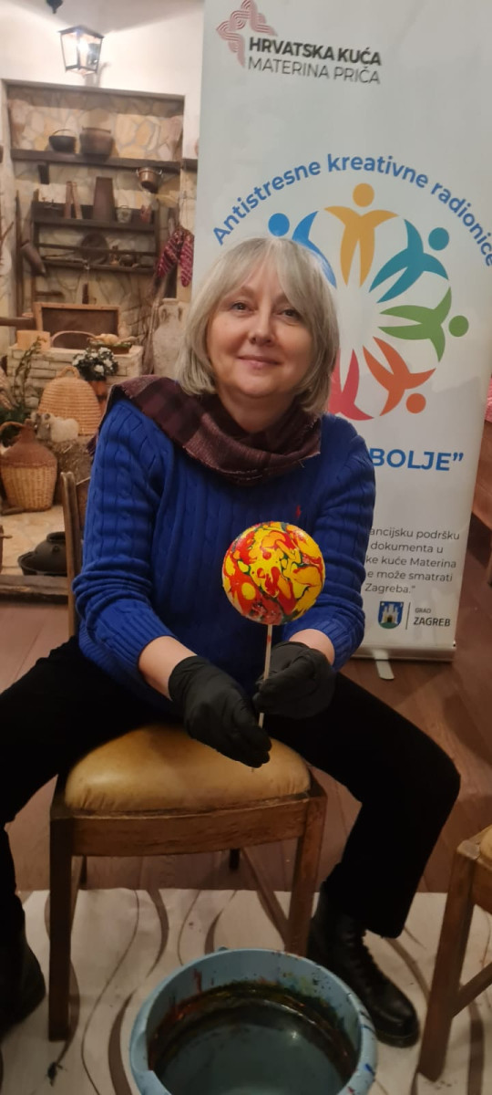 S NAMA JE BOLJE - antistresne kreativne radionice s članicama Udruge umirovljenika Seniori Studentskog grada