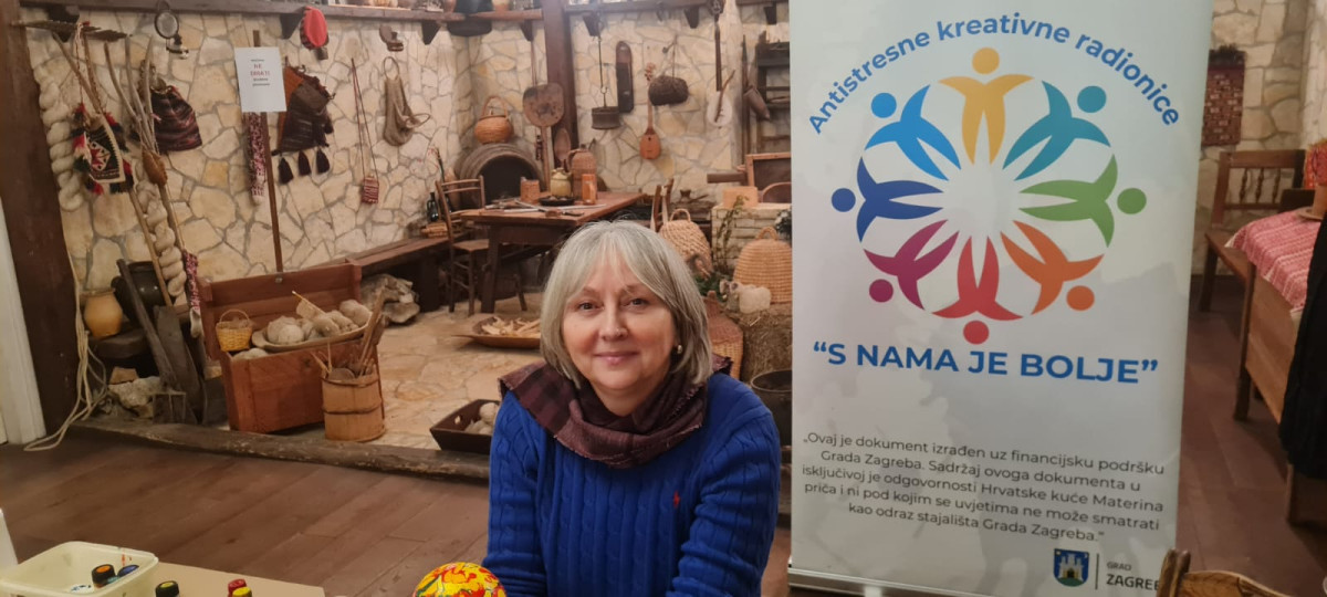 S NAMA JE BOLJE - antistresne kreativne radionice s članicama Udruge umirovljenika Seniori Studentskog grada