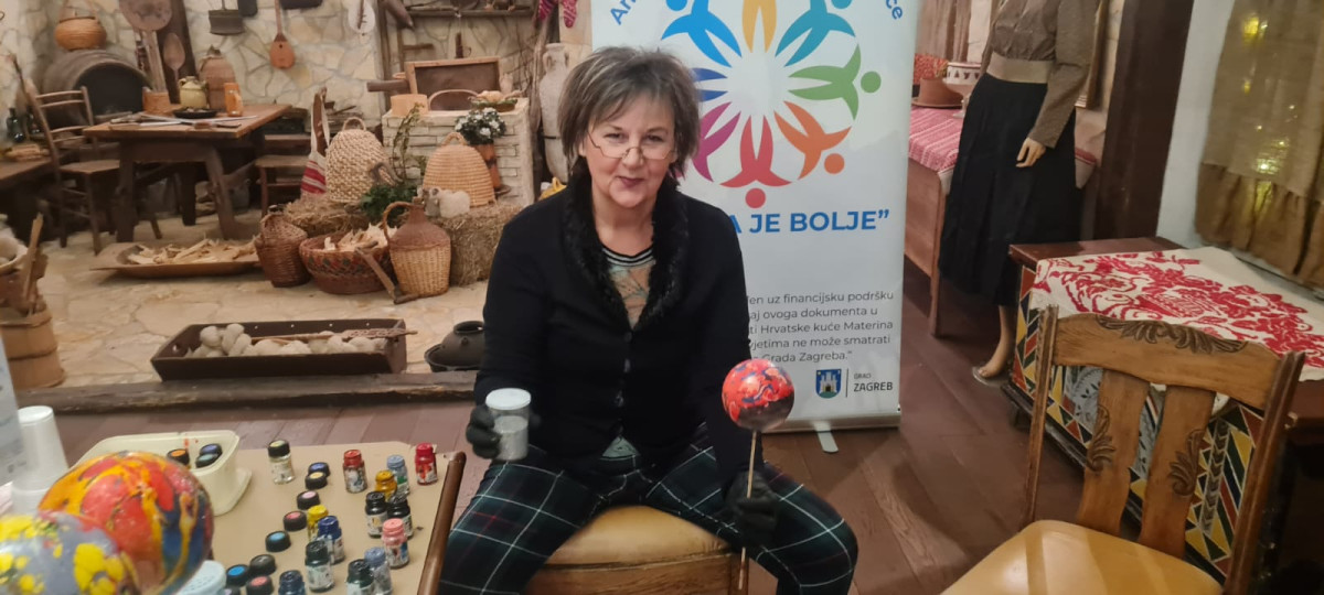 S NAMA JE BOLJE - antistresne kreativne radionice s članicama Udruge umirovljenika Seniori Studentskog grada