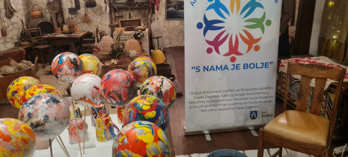 S NAMA JE BOLJE - antistresne kreativne radionice s članicama Udruge umirovljenika Seniori Studentskog grada