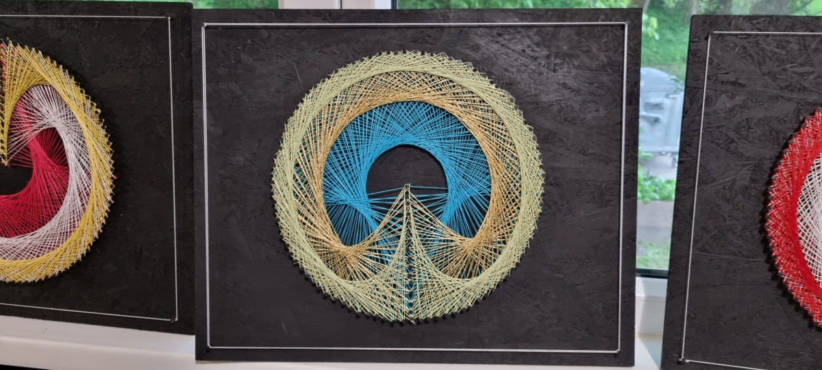 Ljiljana Brković Zorčić - String art