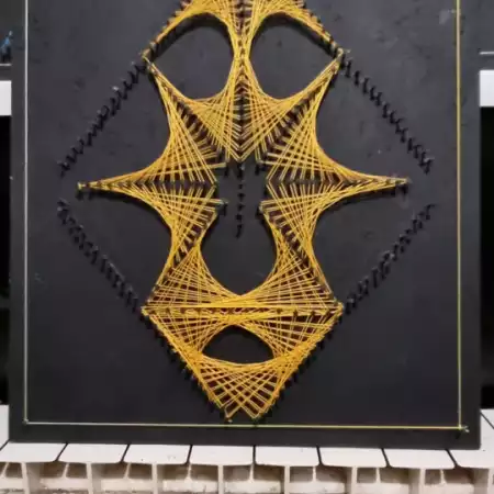 Ljiljana Brković Zorčić - String art